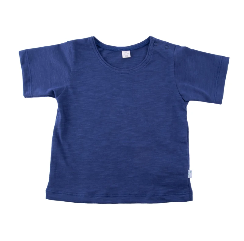 Iobio Sommer T-Shirt Single Jersey Uni Marine