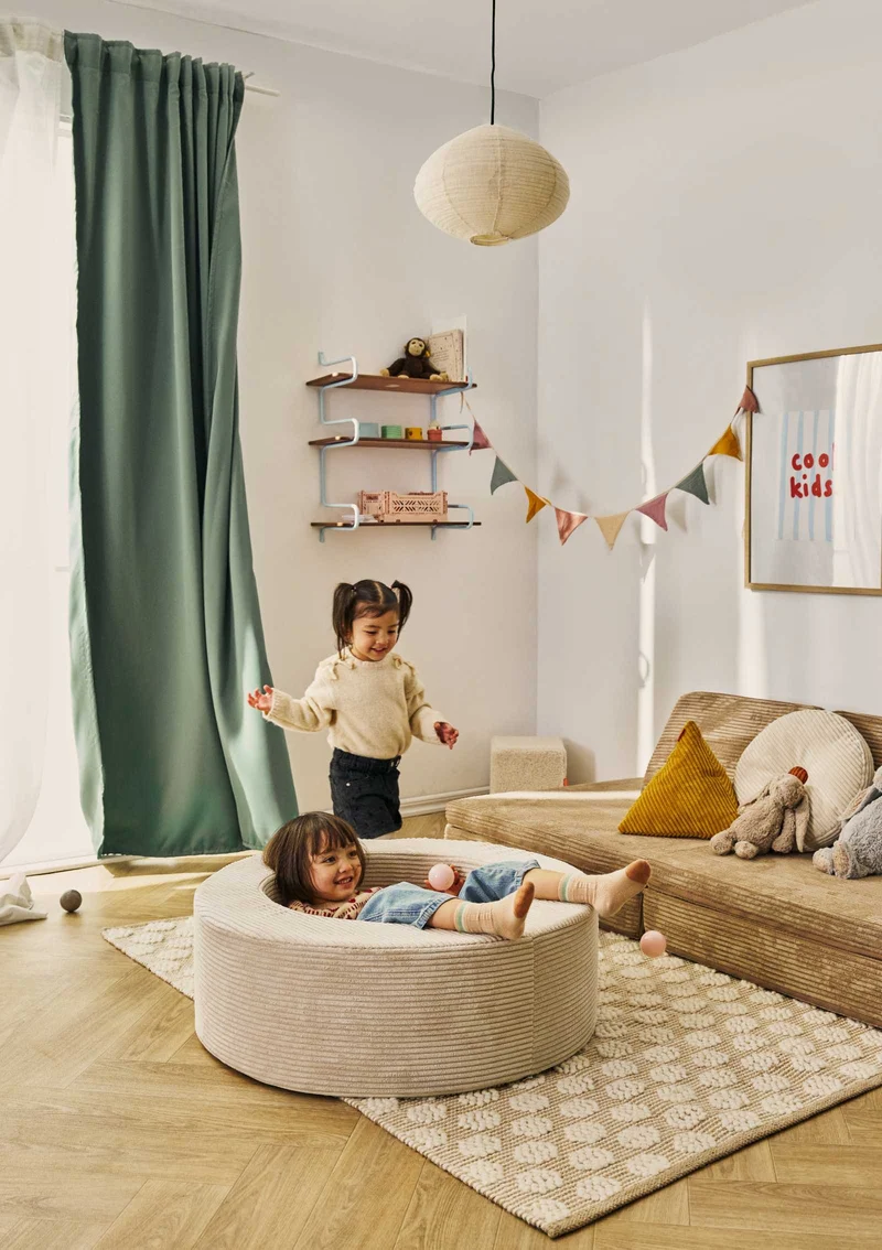 Spiel-Element 'Donut' Cord Karamell Beige