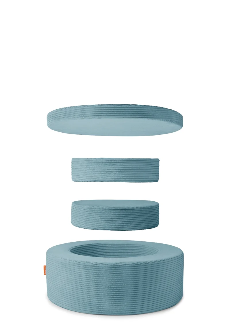 Spiel-Element 'Donut' Cord Lagune Blau
