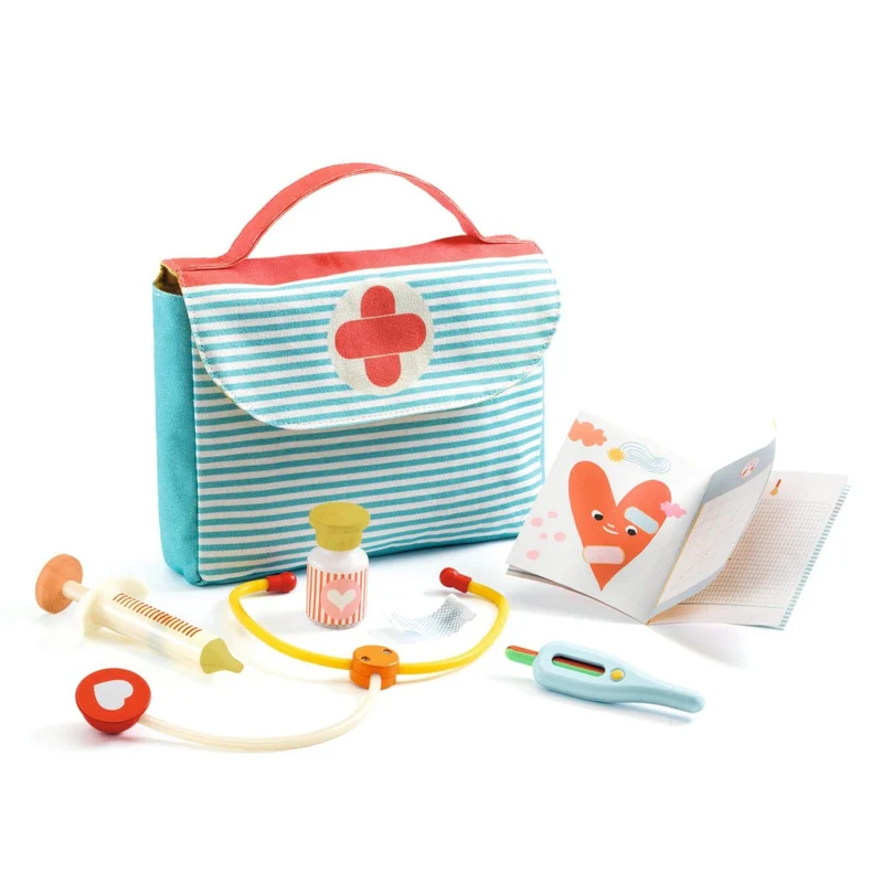 Djeco PuppenDoc Pomea Arzttasche 2J+