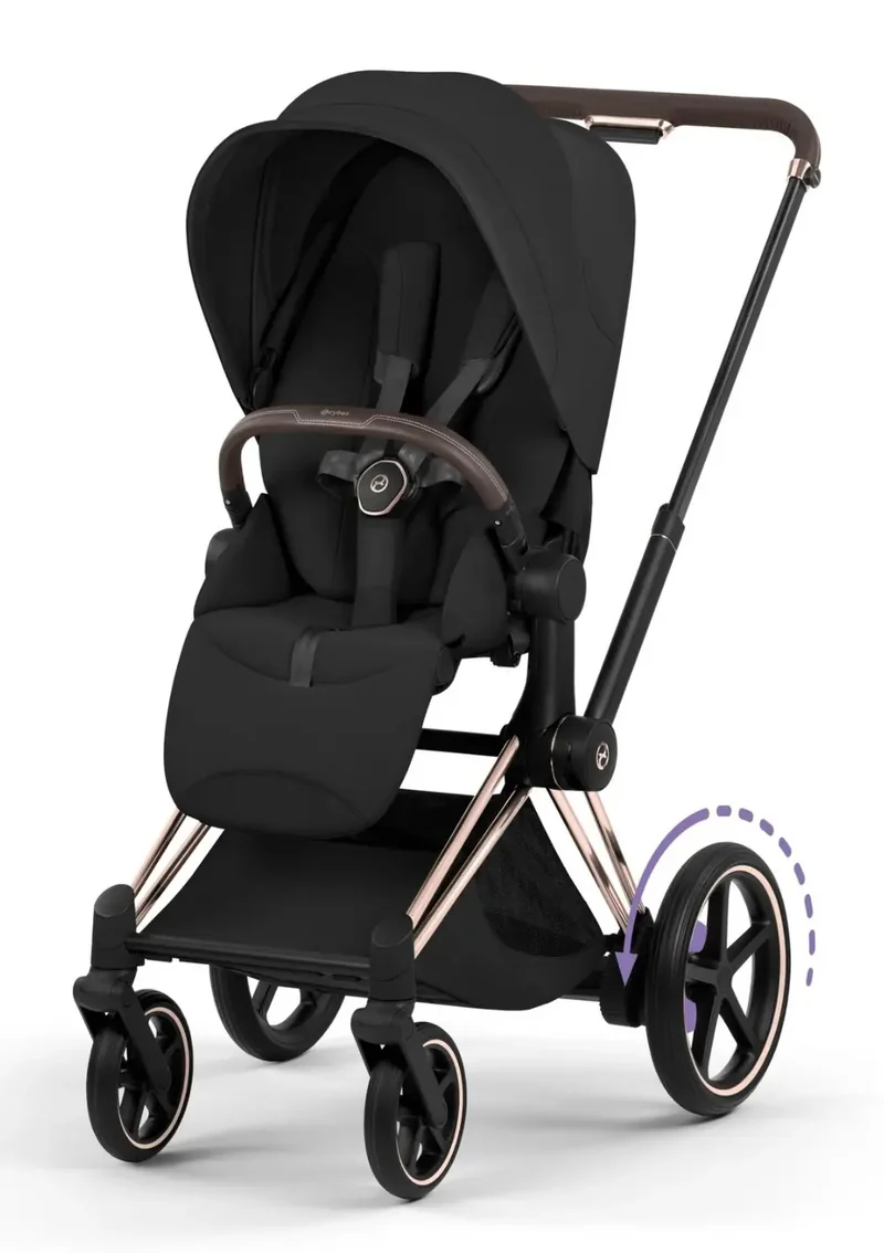 Kinderwagen-Set 'e-Priam Style' Sepia Black