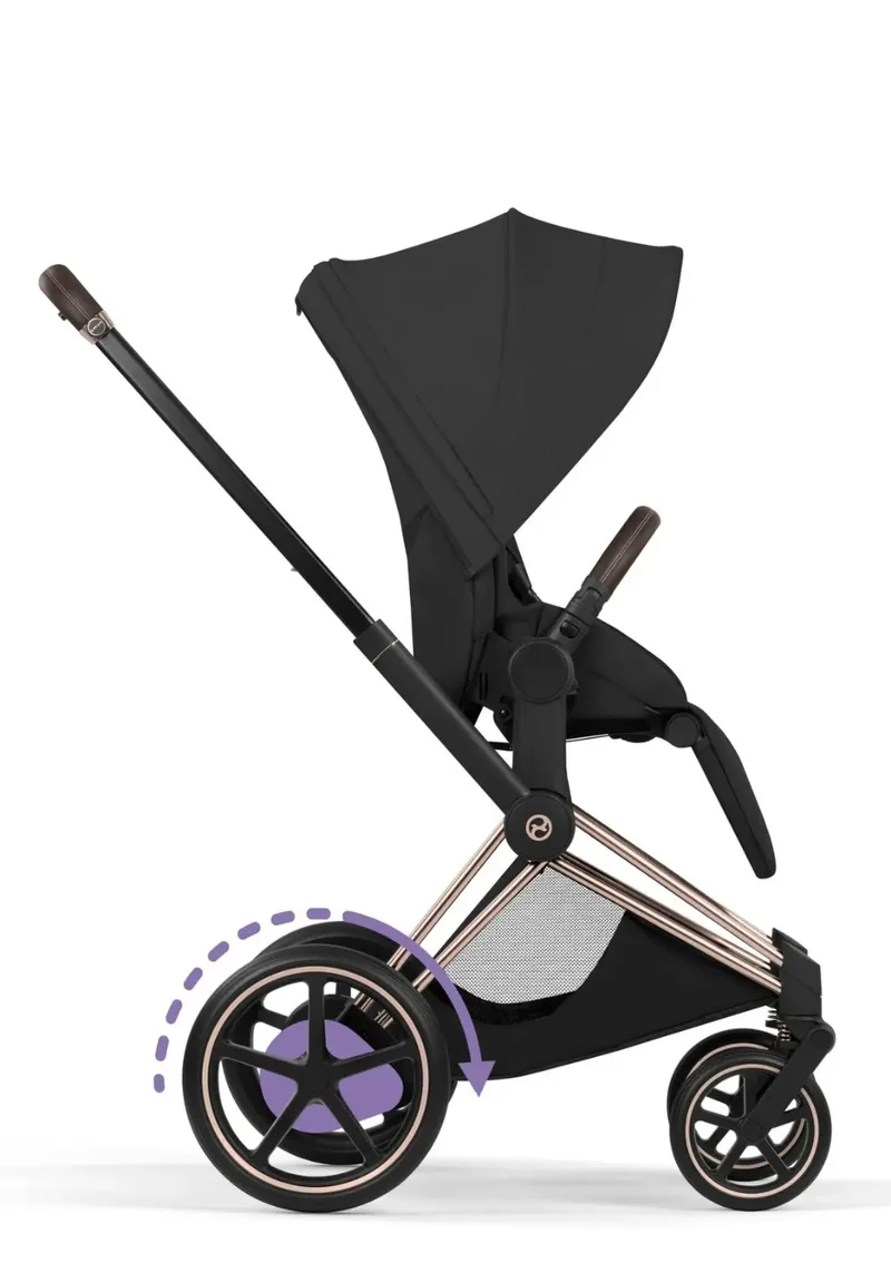 Kinderwagen-Set 'e-Priam Style' Sepia Black