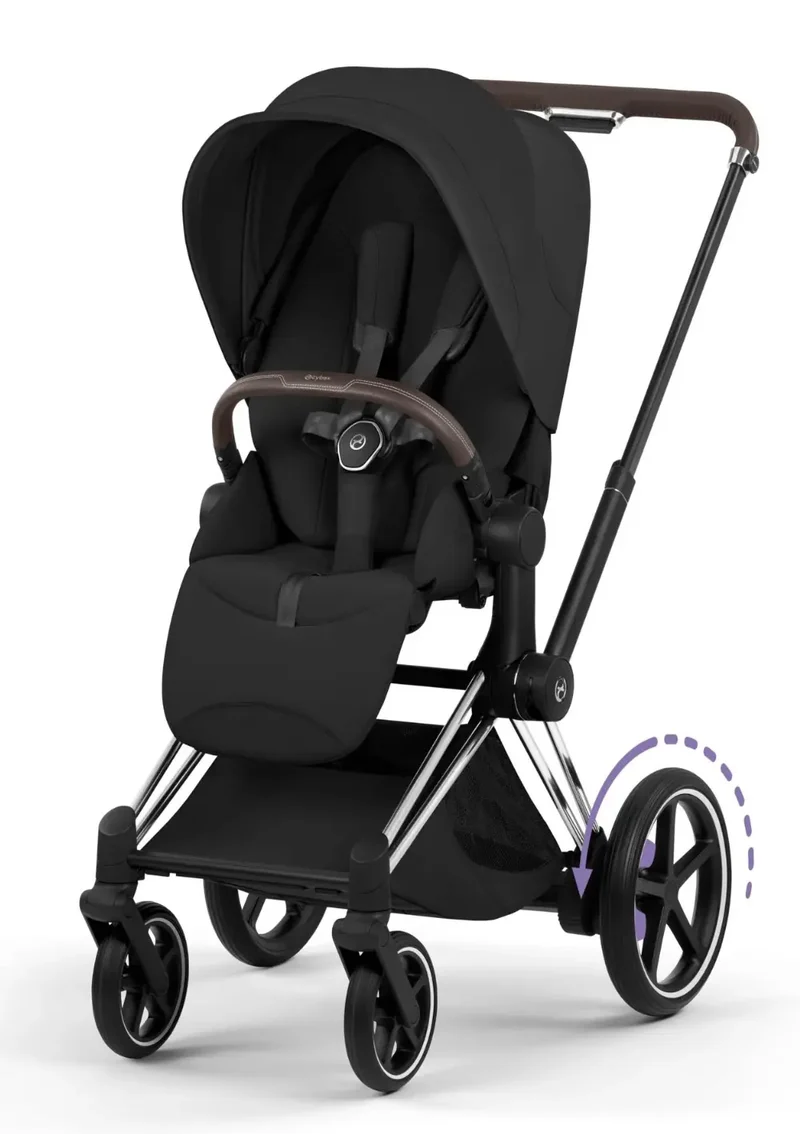 Kinderwagen-Set 'e-Priam Style' Sepia Black