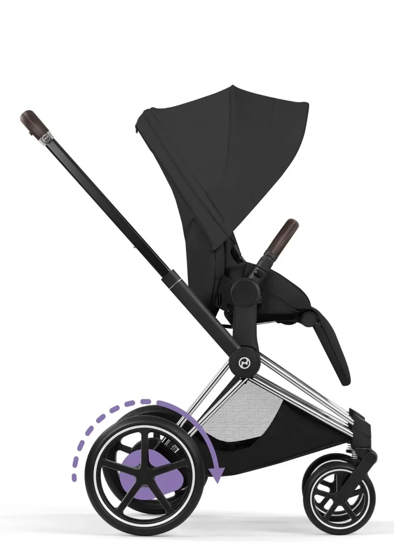 Kinderwagen-Set 'e-Priam Style' Sepia Black