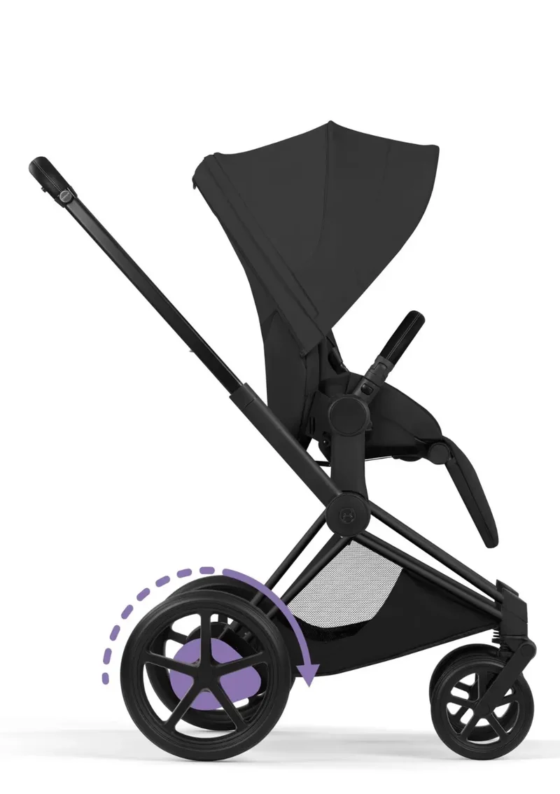 Kinderwagen-Set 'e-Priam Style' Sepia Black