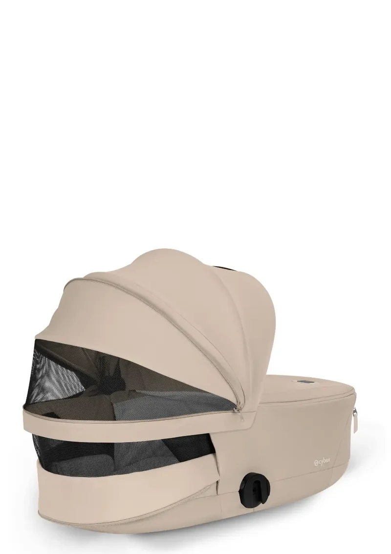 Kinderwagen-Set 'e-Priam Comfort' Cozy Beige / Matt Black Frame