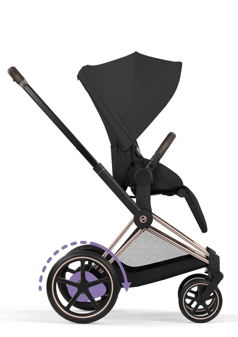 Kinderwagen-Set 'e-Priam Comfort' Sepia Black