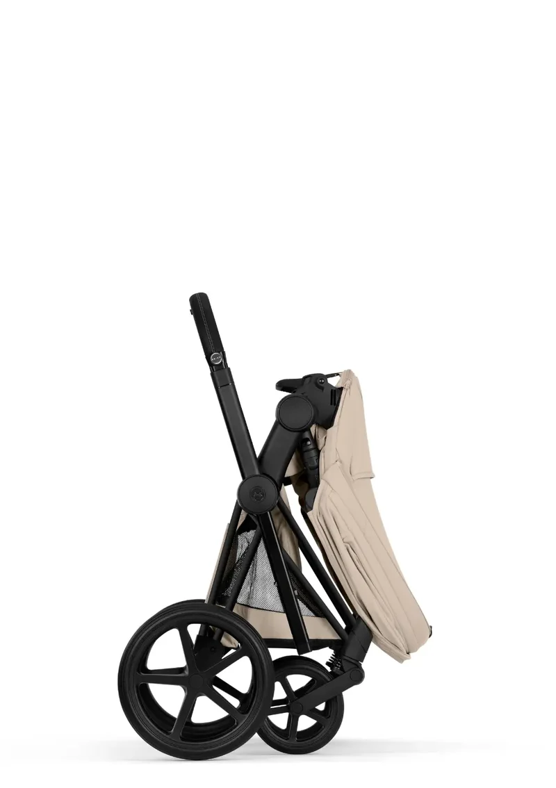 Kinderwagen-Set 'Priam Comfort' Cozy Beige / Matt Black Frame