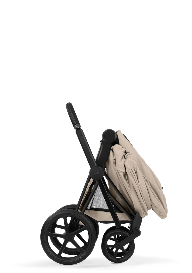Kinderwagen-Set 'Priam Comfort' Cozy Beige / Matt Black Frame