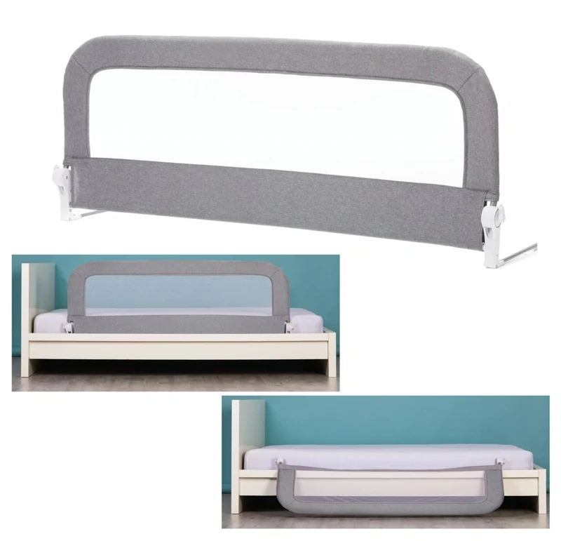 Fillikid Bettgitter Lara Grau 150x60 cm