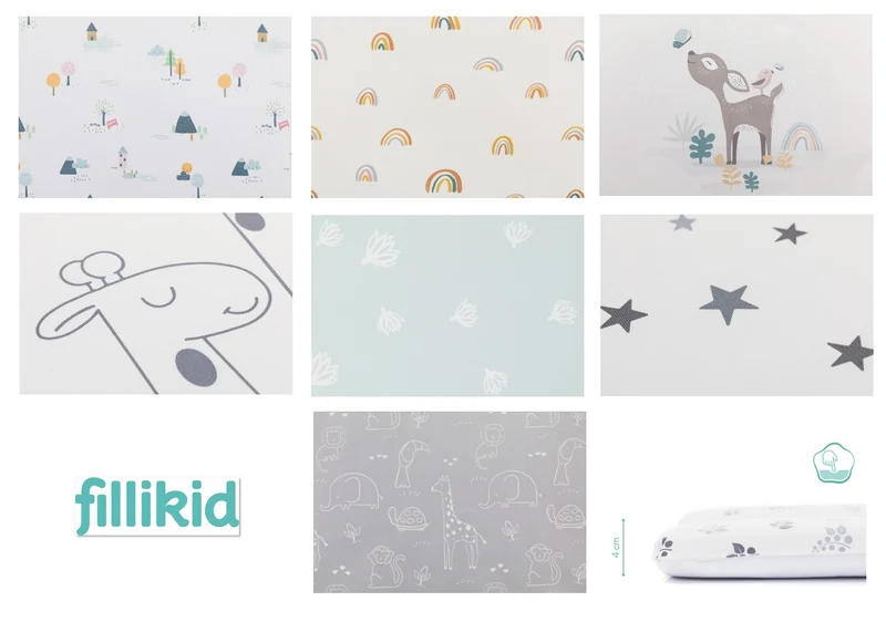 Fillikid Wickelauflage Softy Standard 75x85 cm abwaschbar