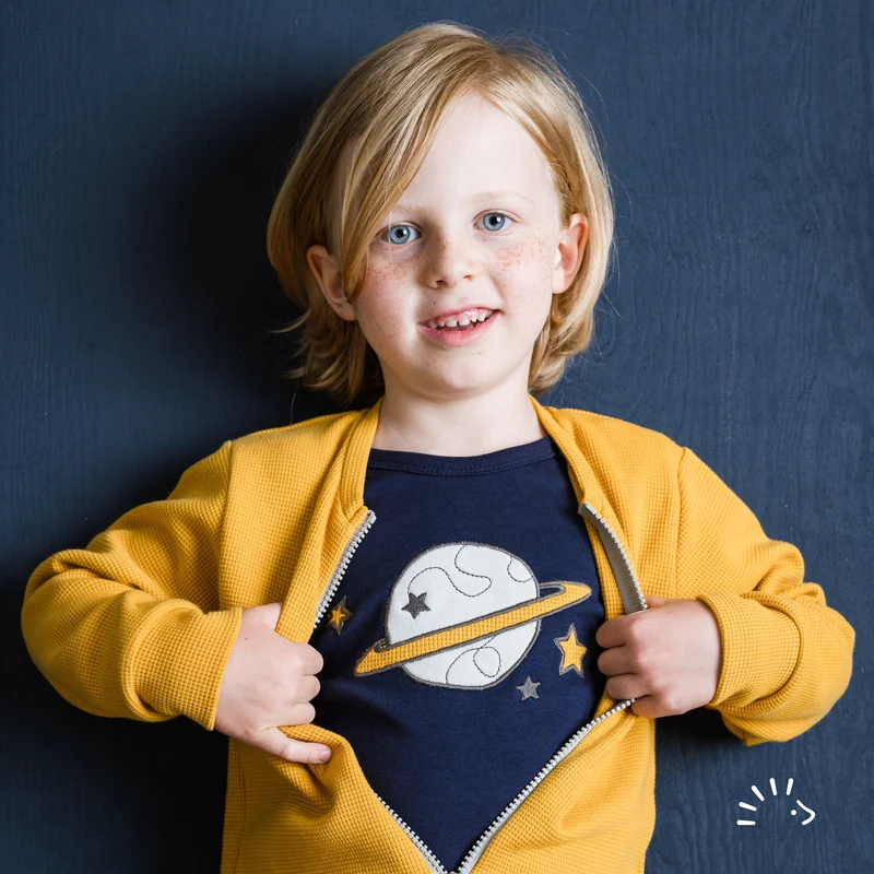 iobio Langarm Shirt Interlock Stardust Planet