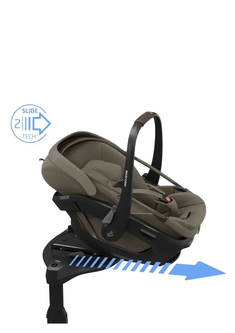 Babyschale 'Coral Slide Pro' Oak Truffle
