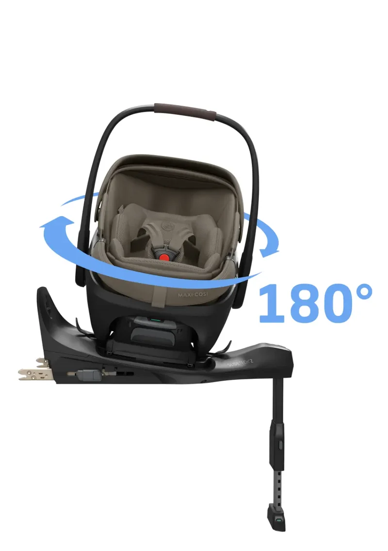 Babyschale 'Coral Slide Pro' Oak Truffle