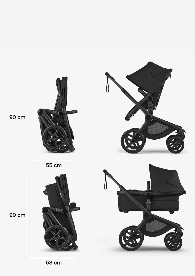 Kinderwagen-Set 'Fox 5 Renew – designed by you' Graphit / Heritage Black