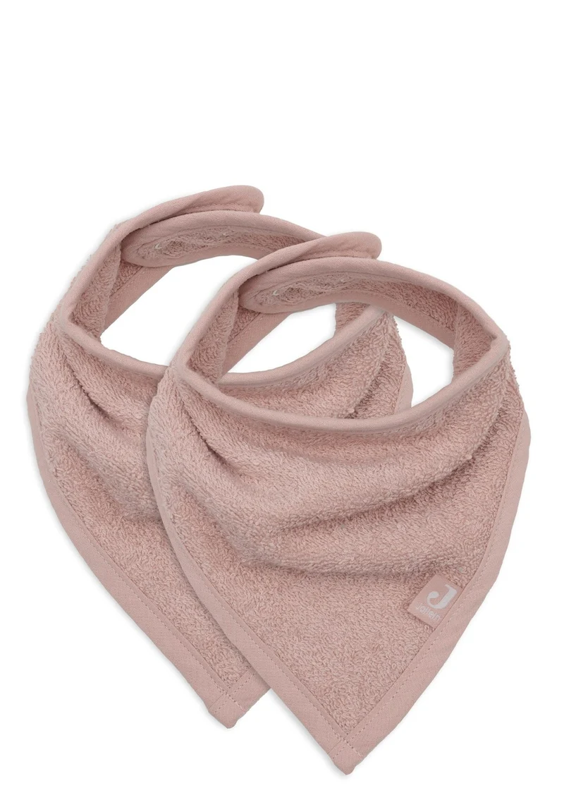 2er-Set Frottee Bandana Lätzchen Wild Rose