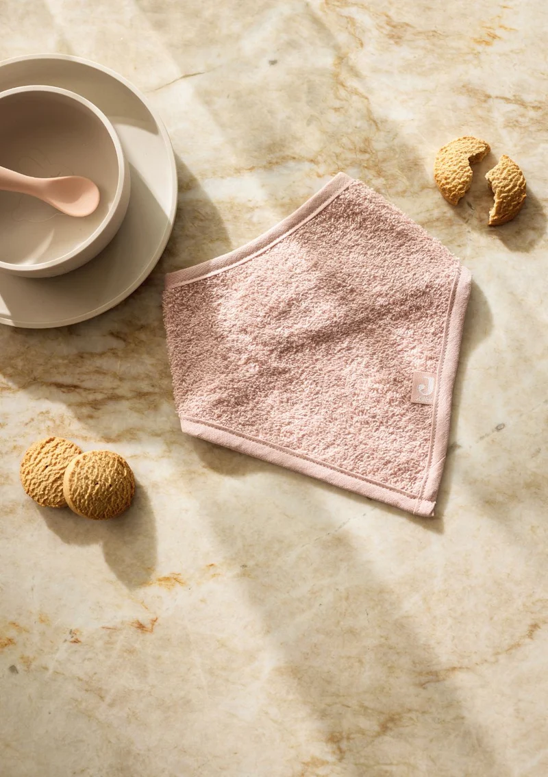 2er-Set Frottee Bandana Lätzchen Wild Rose