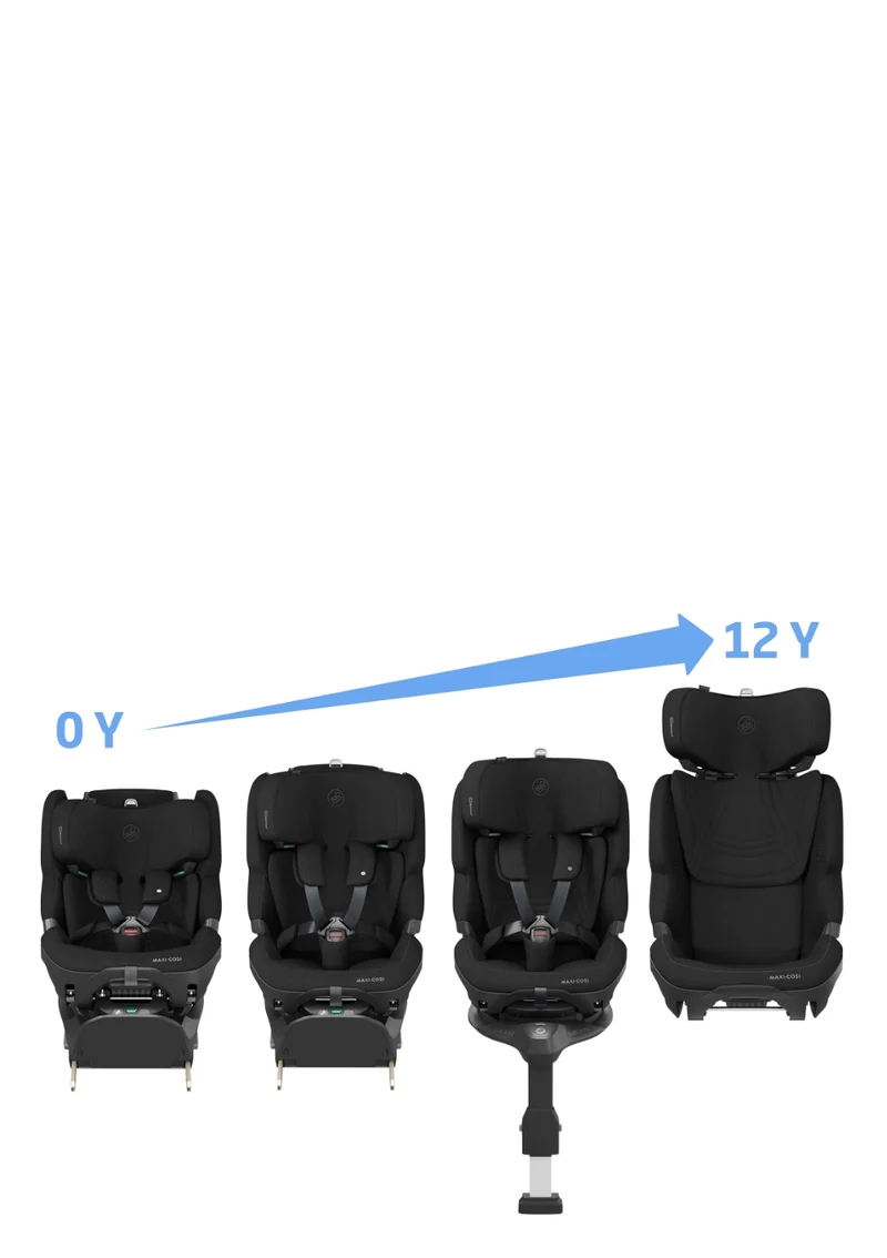 Kindersitz 'Pearl XL Slide Pro' Authentic Black