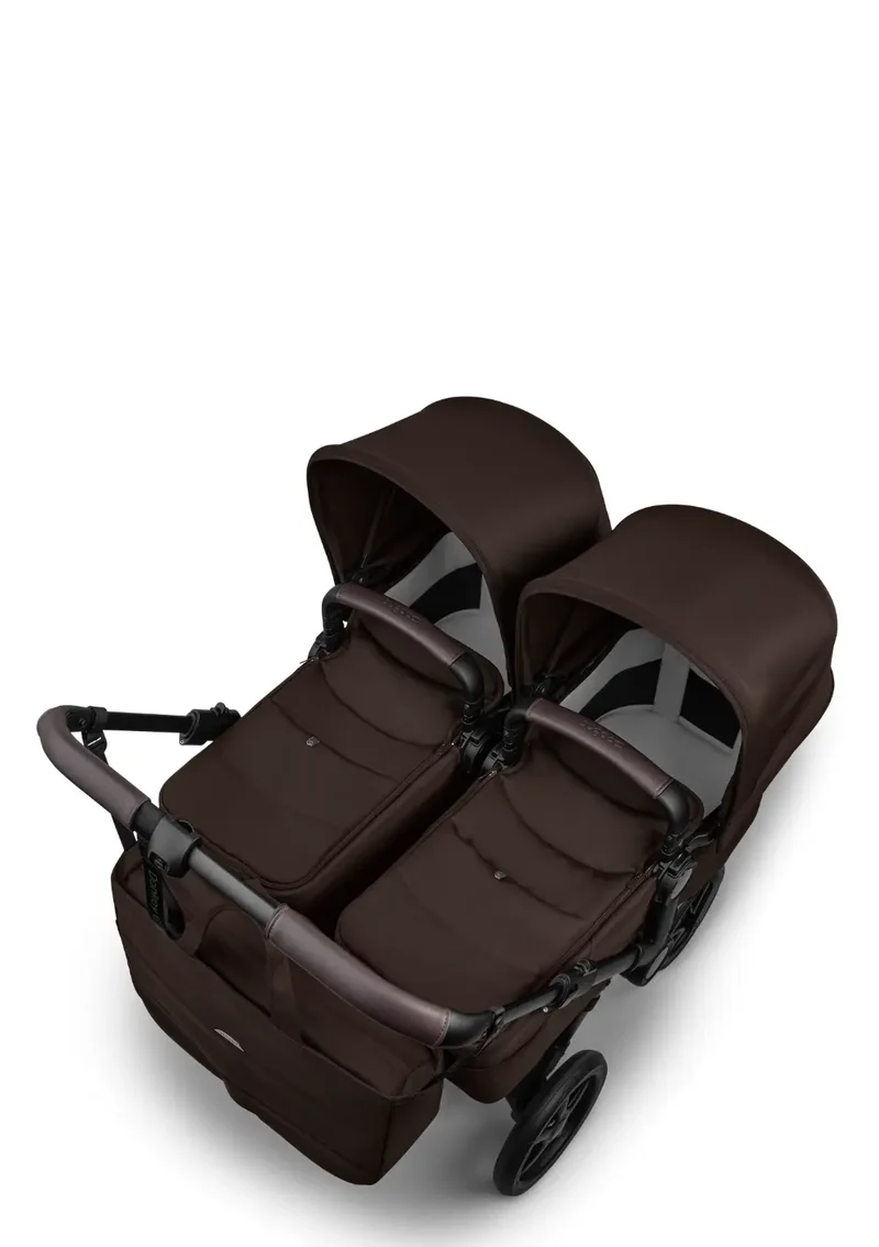 Zwillingswagen-Set 'Donkey 6 Twin' Cocoa Brown