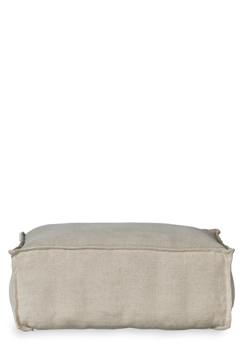 Hocker 'Linen Ottoman' Beige