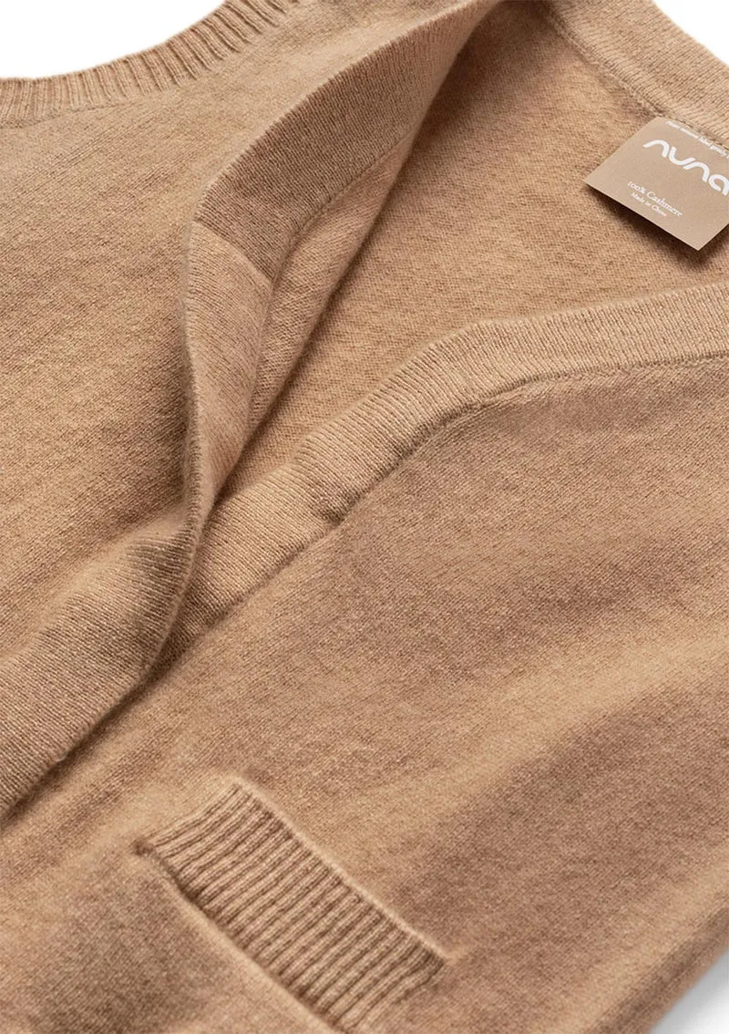 Cashmere Weste tan