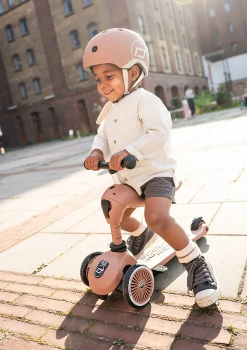 2in1 Kickboard 'Highwaykick 1 Push & Go' mocha