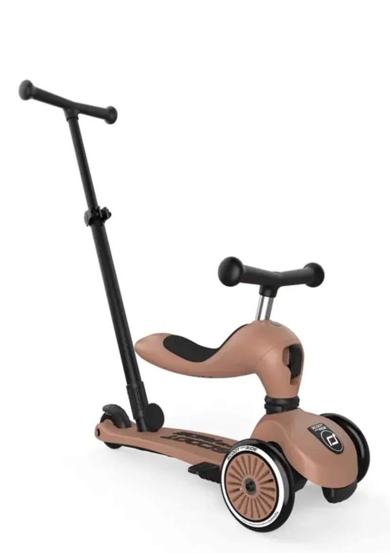 2in1 Kickboard 'Highwaykick 1 Push & Go' mocha