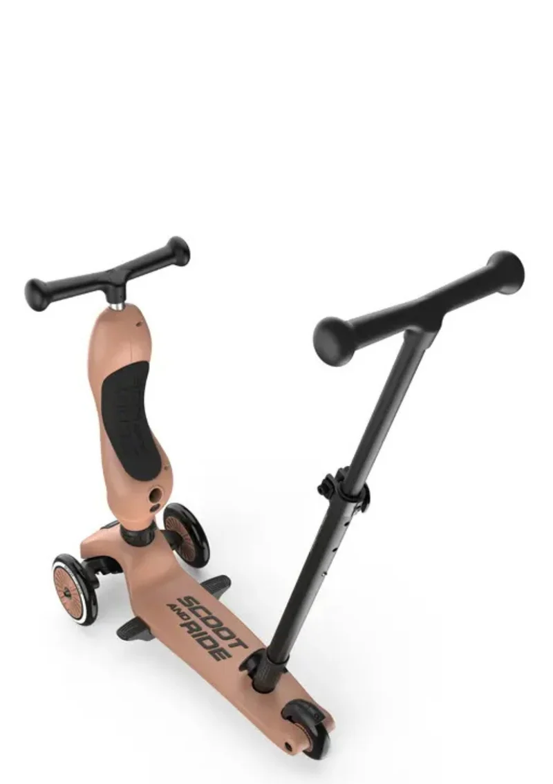 2in1 Kickboard 'Highwaykick 1 Push & Go' mocha