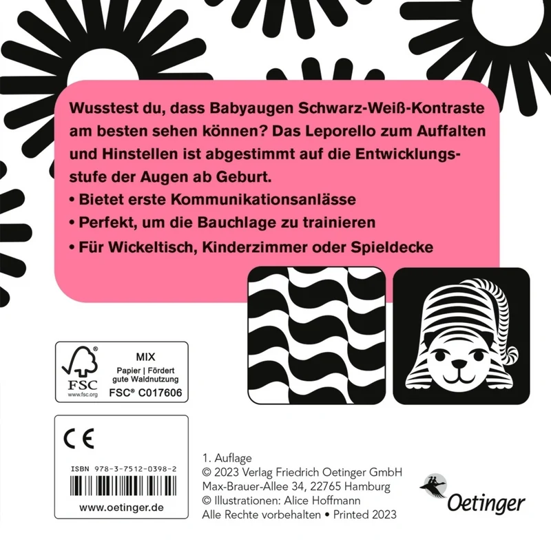 Oetinger Erste Bilder für Babyaugen - 0-3 Monate