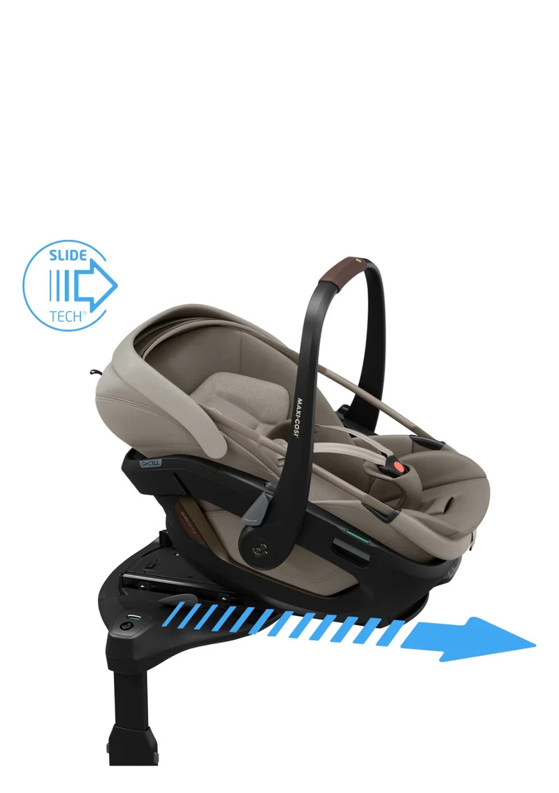 Babyschale 'Coral Slide Pro' Sapphire Sand