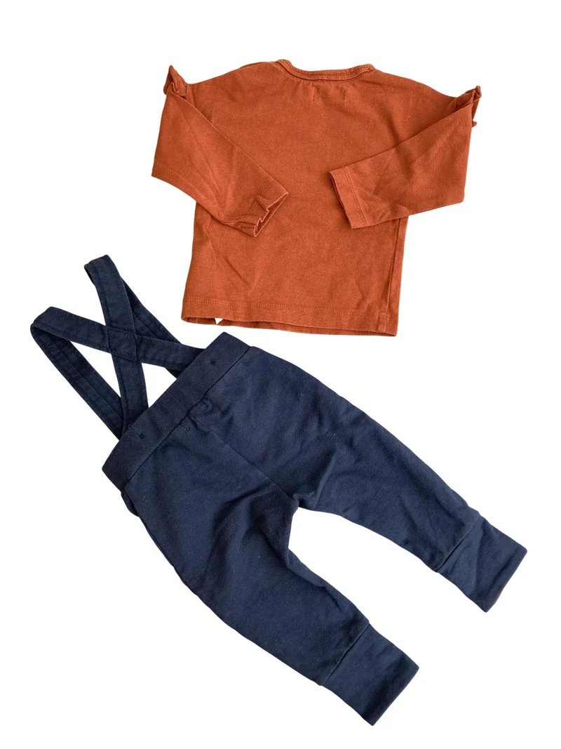 Dirkje Longsleeve + Stofflatzhose 62 | 03m