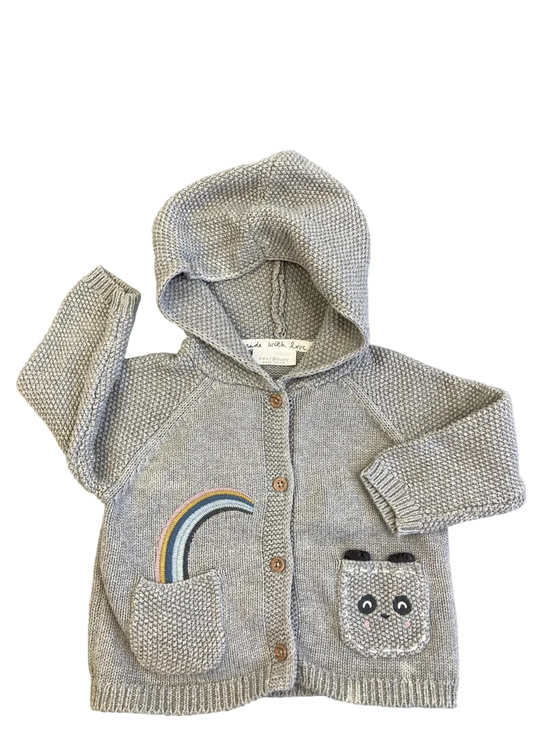 Next Strickjacke mit Kapuze 62 | 03m