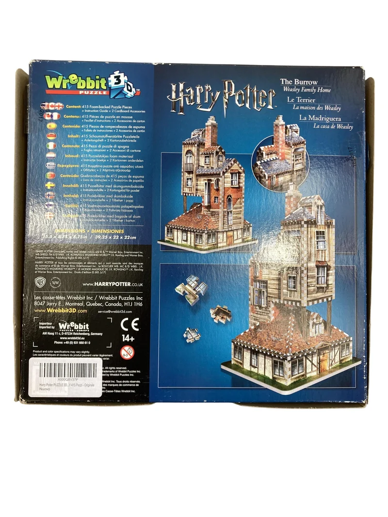 Wrebbit Puzzle Harry Potter - 3D-Puzzle - The Burrow