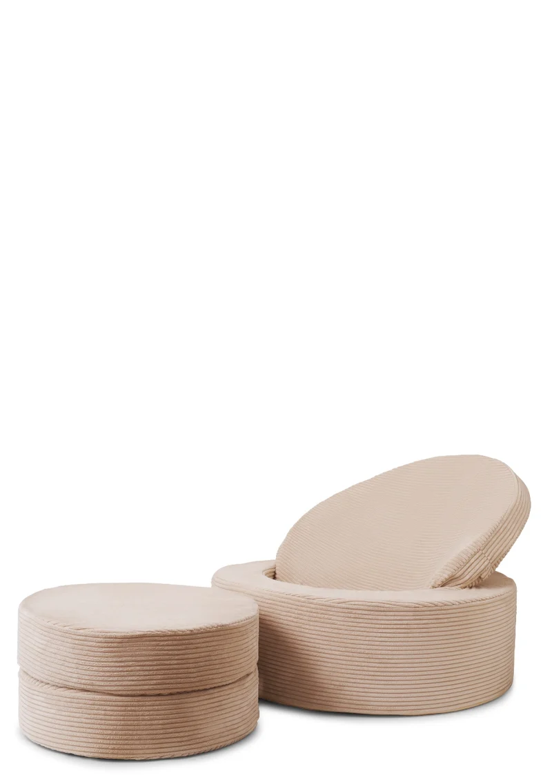 Spiel-Element 'Donut' Cord Karamell Beige