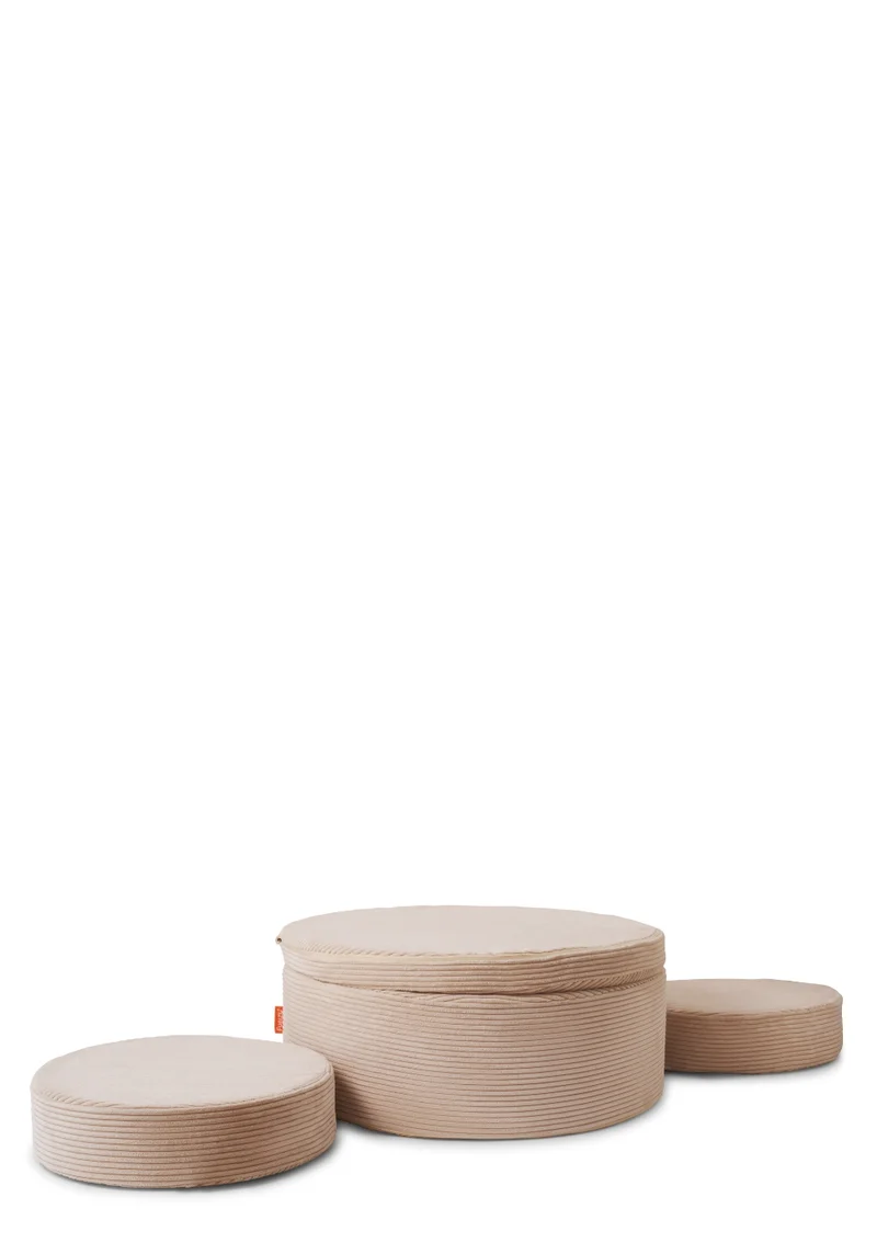Spiel-Element 'Donut' Cord Karamell Beige