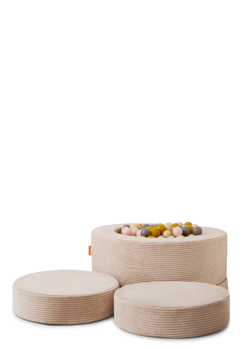 Spiel-Element 'Donut' Cord Karamell Beige