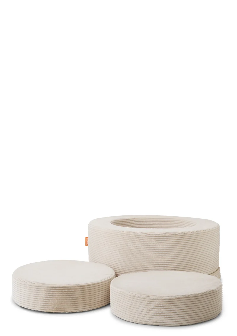 Spiel-Element 'Donut' Cord Creme Beige