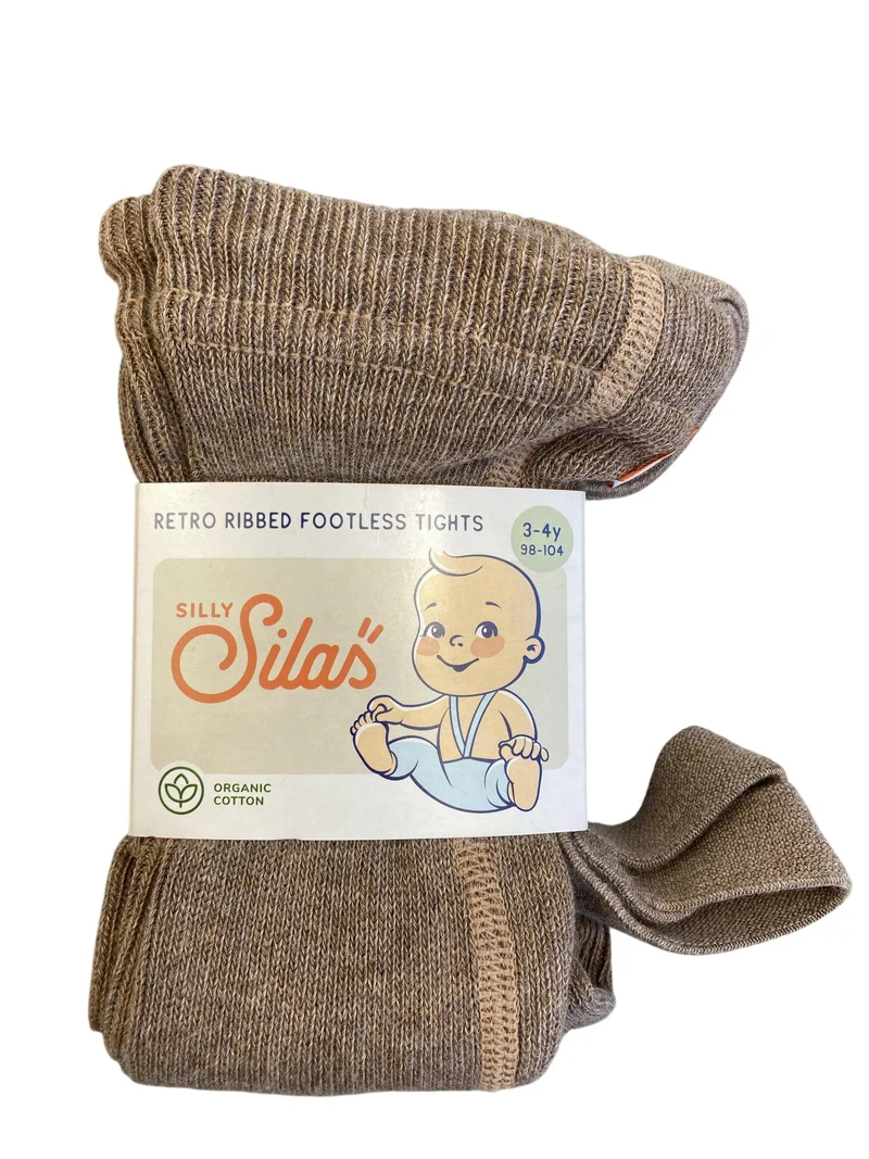 Silly Silas Retro - Rippstrumpfhose ohne Fußteil 98-104 / 3-4 Jahre