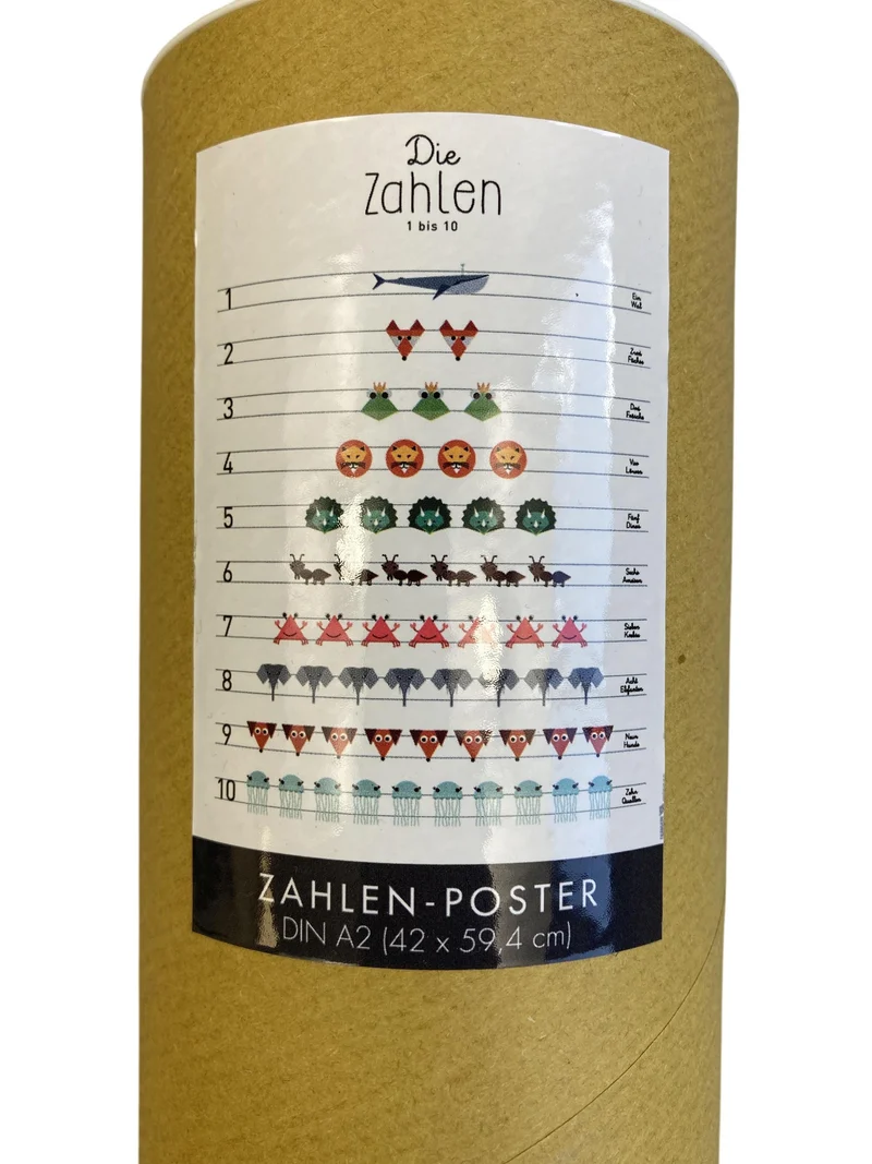 Fräulein ea Zahlen - Poster