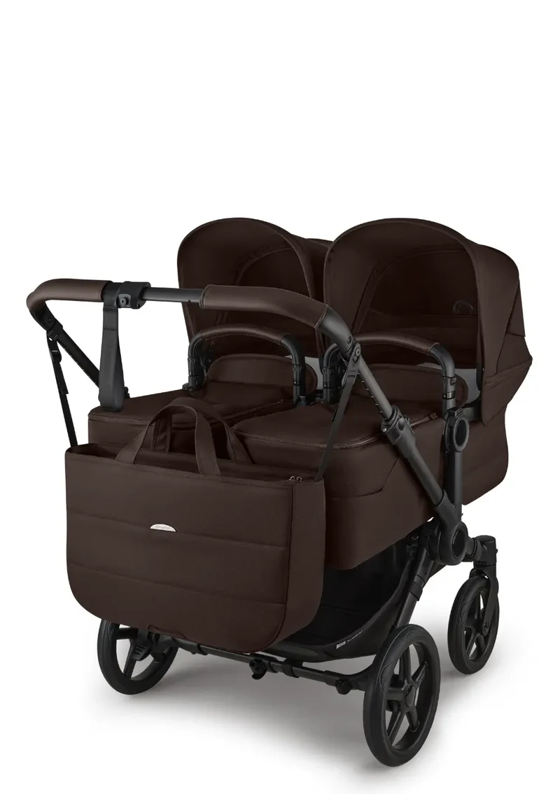 Zwillingswagen-Set 'Donkey 6 Twin' Cocoa Brown
