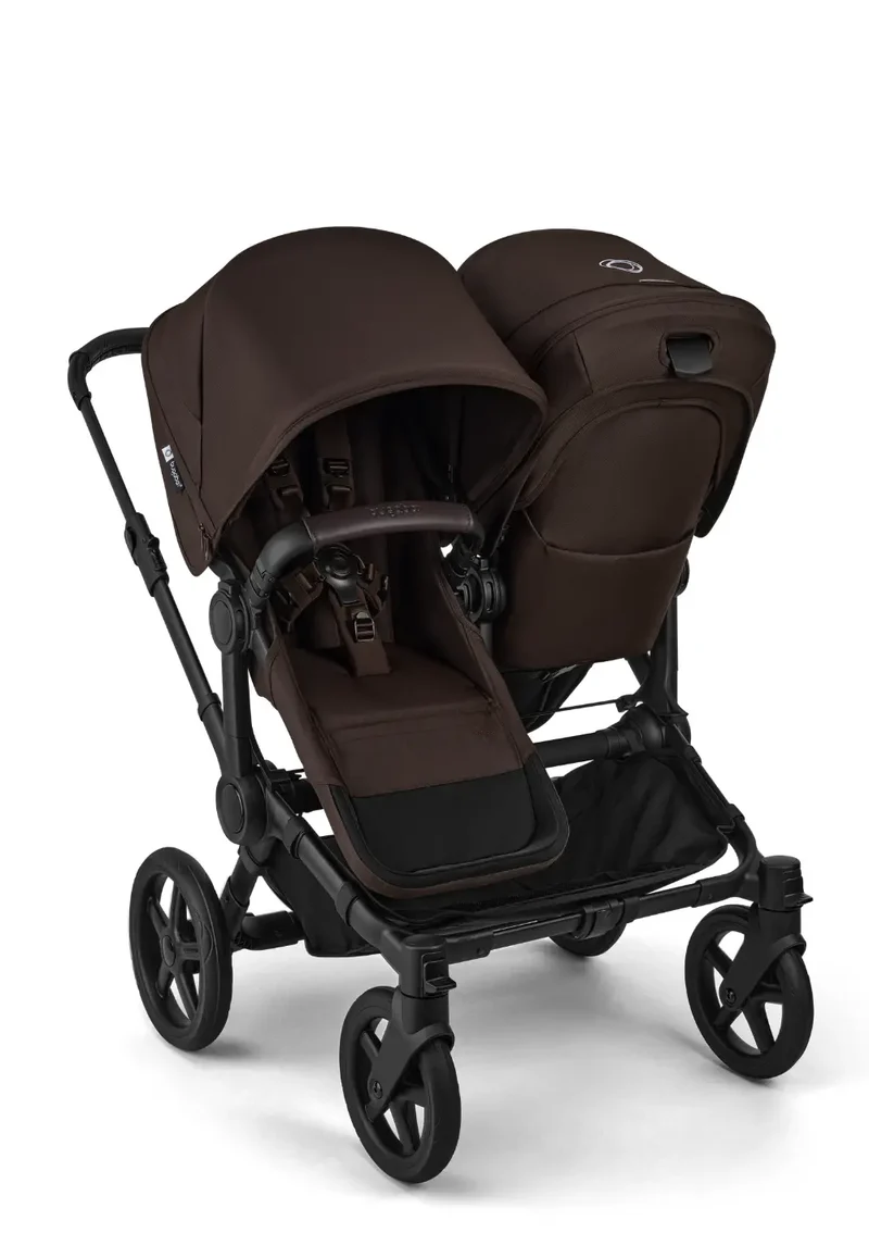 Geschwisterwagen-Set 'Donkey 6 Double' Cocoa Brown