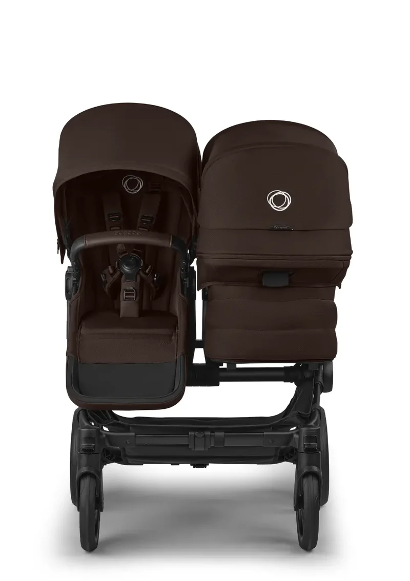 Geschwisterwagen-Set 'Donkey 6 Double' Cocoa Brown