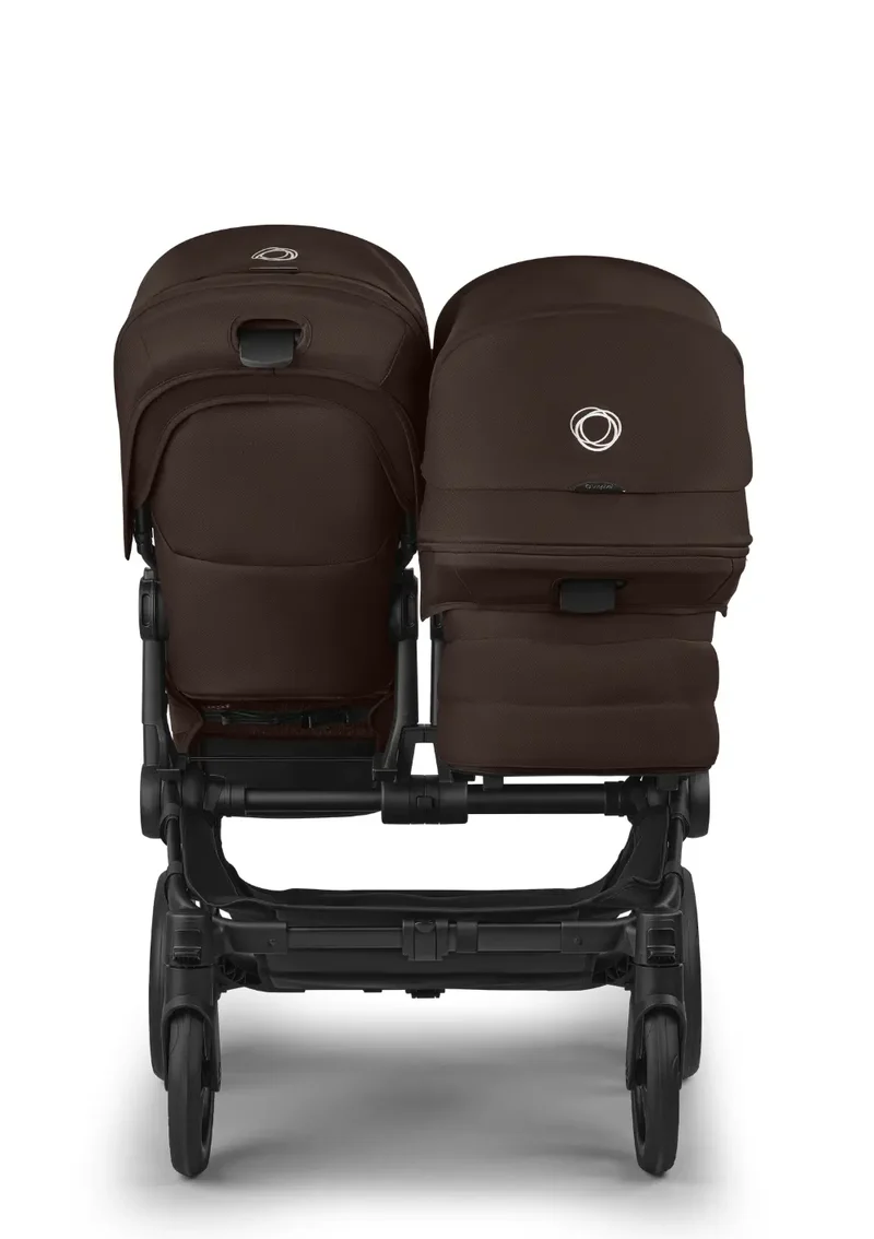 Geschwisterwagen-Set 'Donkey 6 Double' Cocoa Brown