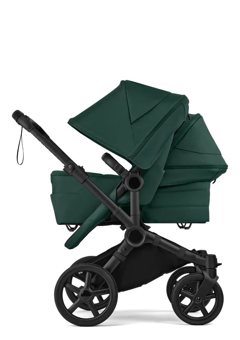 Geschwisterwagen-Set 'Donkey 6 Double' Fern Green