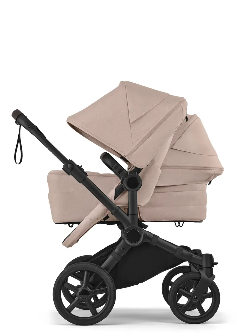 Geschwisterwagen-Set 'Donkey 6 Double' Desert Taupe Mélange