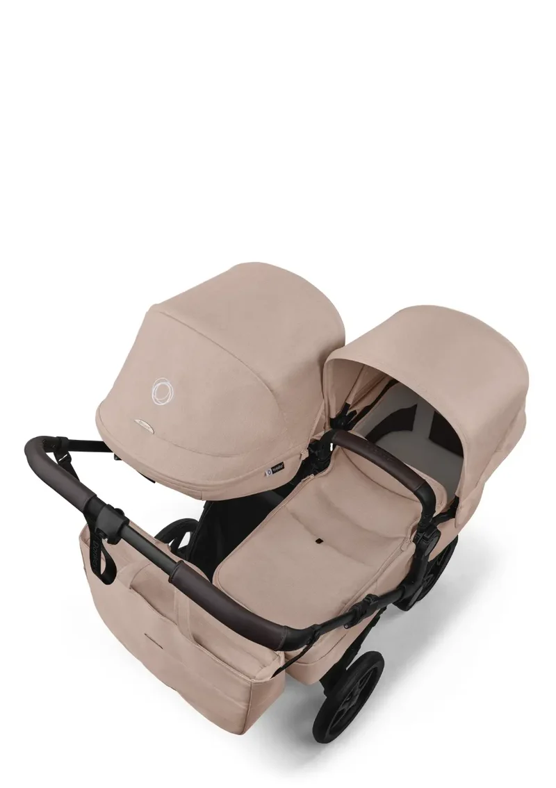 Geschwisterwagen-Set 'Donkey 6 Double' Desert Taupe Mélange