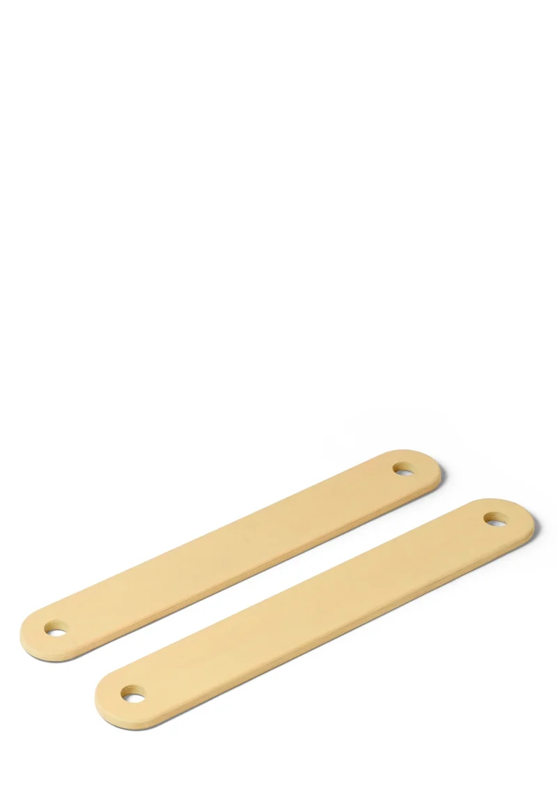 2er Set Balancierbalken Sand Grey / Honey Yellow