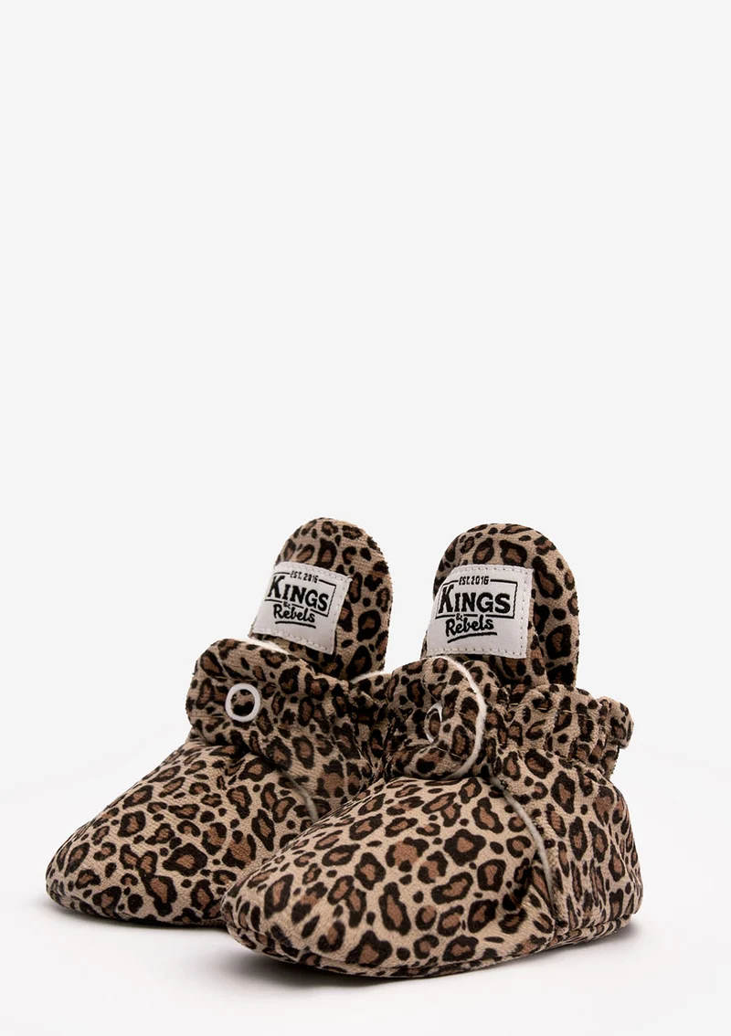 Baby Booties Gamuza Leo