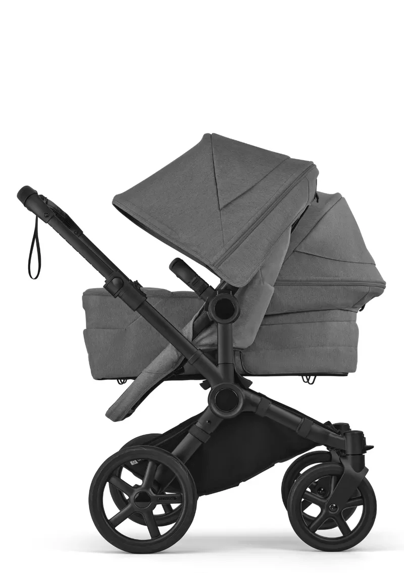 Geschwisterwagen-Set 'Donkey 6 Double' Moon Grey