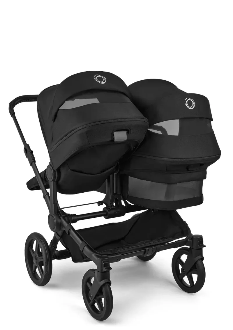 Geschwisterwagen-Set 'Donkey 6 Double' Heritage Black